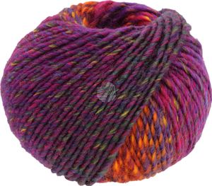 Lana Grossa COLORS FOR YOU, Farbe:146 - Rot-/Blauviolett/Zyklam/Gelb