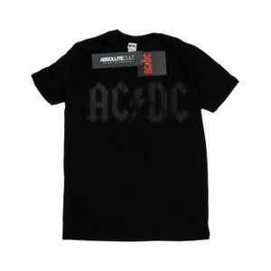 AC/DC - "Black Logo" tričko pre mužov BI6841 (3XL) (Black)