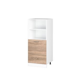 Vicco Herdumbauschrank R-Line, 60 cm, Sonoma/Weiß