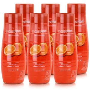 SodaStream Getränke-Sirup Softdrink Orangen Geschmack 440ml (6er Pack)