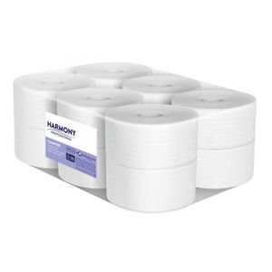 Harmony Professional Jumbo toaletný papier 190 mm, 2-vrstvový, 100% celulóza, 12 ks