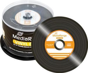 MediaRange CD-R 80 Vinyl MR225 50er Pack Daten-CD-R, 700 MB