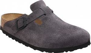 Klapki męskie Birkenstock Boston w kolorze szarym, rozmiar 42