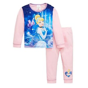 Pyjama Set Schlafanzug Mädchen Disney Princess rosa rot Größe 98 104 110 116 #16 