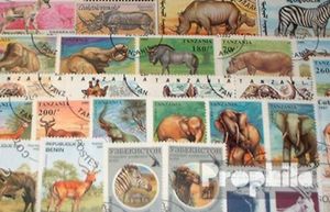 Briefmarken Afrika 50 verschiedene Afrikanische Tiere Briefmarken