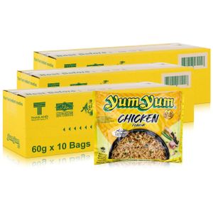 Yum Yum Instant Nudeln Huhn 60g - CHICKEN - Fertiggericht (30er Pack)