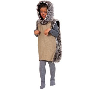 Igel Kostüm Puschel für Kinder, Größe:128