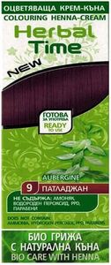 Henna Herbal Time přírodní barva na vlasy 9 Lilek 75 ml