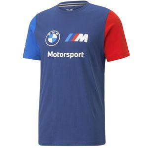 Puma BMW Motorsport Logo Herren T Shirt, Größe:XL, Farbe:Blau