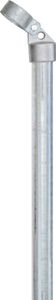 Alberts 629816 Strebe | feuerverzinkt | Länge 1750 mm | Streben-Ø 34 mm | Schellen-Ø 42 mm