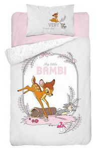 Baby Bettwäsche Disney Bambi mit Klopfer 100 x 135 cm