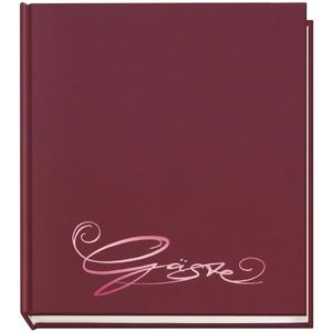 VELOFLEX Gästebuch - 205 x 240 mm - 144 Seiten - aubergine