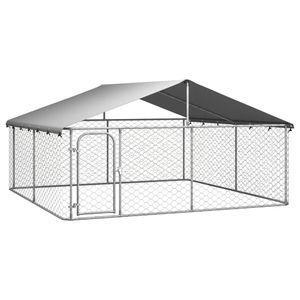 vidaXL Venkovní bouda pro psy se střechou 300x300x150 cm