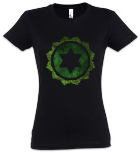 Urban Backwoods Chakra Anahata Damen T-Shirt, Größe:S