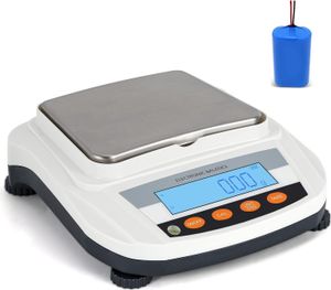 JUELIN Laborwaage mit LCD-Anzeige und Ladefunktion