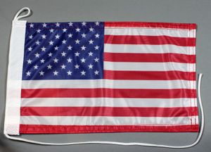 Bootsflagge : USA Amerika 30x20 cm Motorradflagge