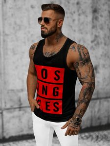 Ozonee Herren-Tank-Top Accaburn schwarz L