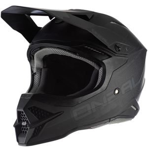 O'NEAL Motocross Helm 3SRS Flat 2.0 , Schwarz, L