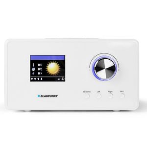 BLAUPUNKT IR25 Internetradio UKW Radio Küchenradio WLAN Radiowecker Wecker weiß