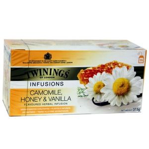 Twinings Teebeutel Camomile, Honey & Vanilla 25 Btl. (Kräutertee mit Kamille, Honig und Vanille)