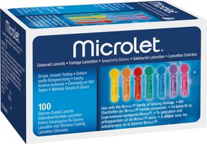 Farebné lancety Microlet Balenie: 100 kusov | Balenie (100 kusov)