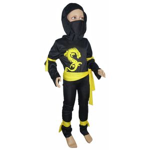 Kinder Ninja Kostüm mit Maske / Größe: 104/110