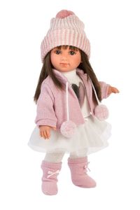 Llorens 53528 SARA - realistická bábika s mäkkým textilným telom - 35 cm