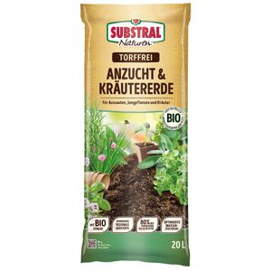 SUBSTRAL® Naturen®Anzucht & Kräutererde torffrei 20 Liter