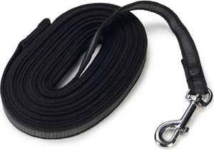 Karlie Professional Plus Schleppleine - Hundeleinen - Nylon - Schwarz/Grau - 1,5x500 cm