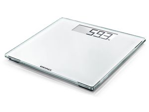 Energeticky úsporná digitálna osobná váha na meranie telesnej hmotnosti s presnosťou 100 g. Vysoko stabilná a bezpečná. S veľkou vážiacou plošinou a veľkým LCD displejom.