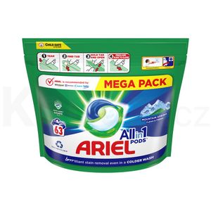 Ariel Mountain Spring Clean&Fresh All-in-one kapsle na praní 63 PD