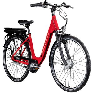 Zündapp Z600 City E Bike Damen 28 Zoll Elektrofahrrad 7 Gang Nabenschaltung 150 - 165 cm Elektro Damenfahrrad karminrot