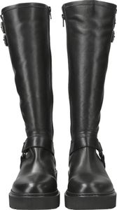 Unisa Stiefel JECIS, Glattleder, Schwarz, Damen