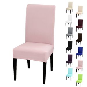 Stuhlhusse Stretch Altrosa elastischer Universal Stuhlüberzug Esszimmer Stuhlbezug Dehnbar, 1 Stück