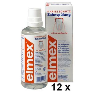 Elmex Kariesschutz Zahnspülung 12er Pack 4800ml