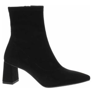 Tamaris Damen Stiefelette Reißverschluss Textil modern cleaner Stil 1-25075-41, Größe:39 EU, Farbe:Schwarz