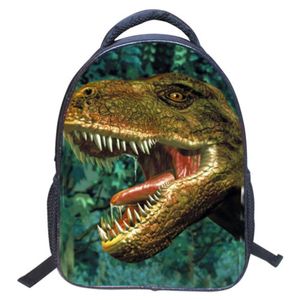 14palcový školkový batoh Voděodolné batohy 3D Dinosaur Pattern Kids School Bag Kindergarten Bag