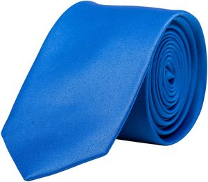 Korntex Uni Krawatte Schmale KXTIE5 Blau Blue onesize