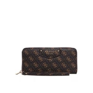 GUESS Dámska polyuretánová peňaženka Brown GR69183 - veľkosť: One Size Only
