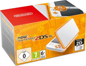 Nintendo New 2DS XL, New Nintendo 2DS XL, Oranžová, Bílá, Směrový kříž, LCD, 12,4 cm (4.88"), 400 x 240 px