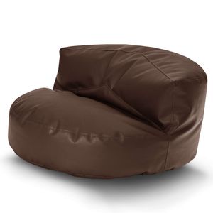 Sitzsack Sofa Leder - Dunkelbraun