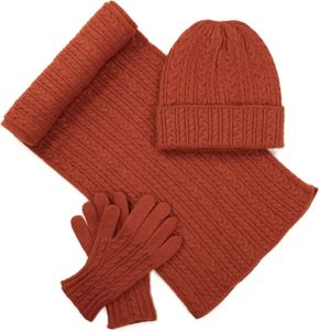 Komplet zimowy Skagway rudy