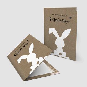 Kartenkuss | Osterkarten "Post-it" zum Set zu 10 Stück inkl. Umschläge. Liebevolle einzigartige Gestaltung