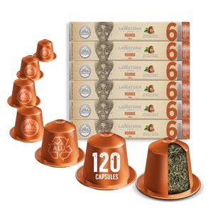 ROOIBOS 120 čajových kapsúl | hliníkové kapsule | čajové kapsule pre kávovary Nespresso®³ | La Natura Lifestyle