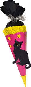Schultüte Bastelset Schwarze Katze von Prell