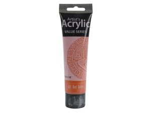 Farba akrylowa artystyczna do malowania VS 100ml Red Ochre - 681 Czerwona