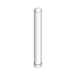 Kouřovod 1,0 m, 115 mm - nerezový