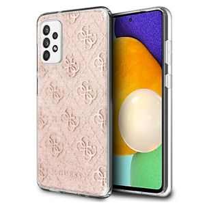 Puzdro Guess GUHCA32PCU4GLPI na Samsung Galaxy A32 5G Peony Glitter ružové