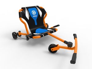 EzyRoller Drifter Pro X Trike für Jugendliche und Kinder ab 10 Jahre und Erwachsene Dreirad Drifttrike Dreiradscooter, Farbe:orange