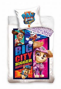 Carbotex Bettbezug Bettwäsche Set Paw Patrol Movie 140x200